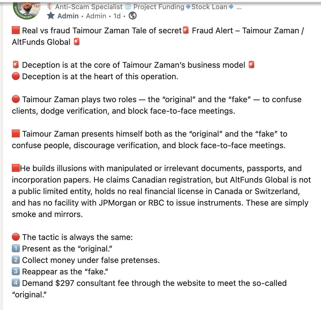 Facts Over Fiction: The Truth About AltFunds Global